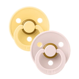 BIBS Colour 2 PACK - Pale Butter/Petal