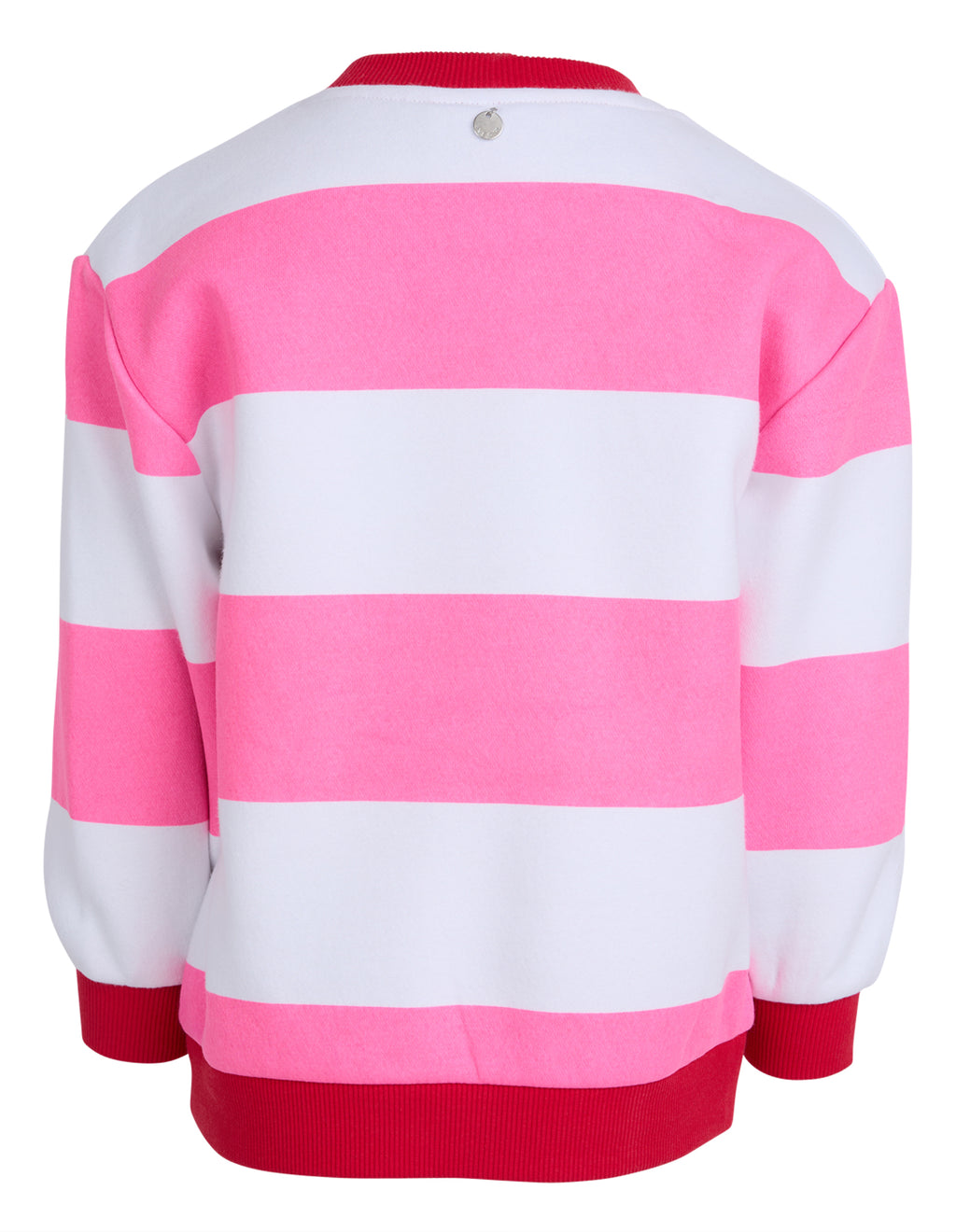 Contrast Stripe Crew - PINK