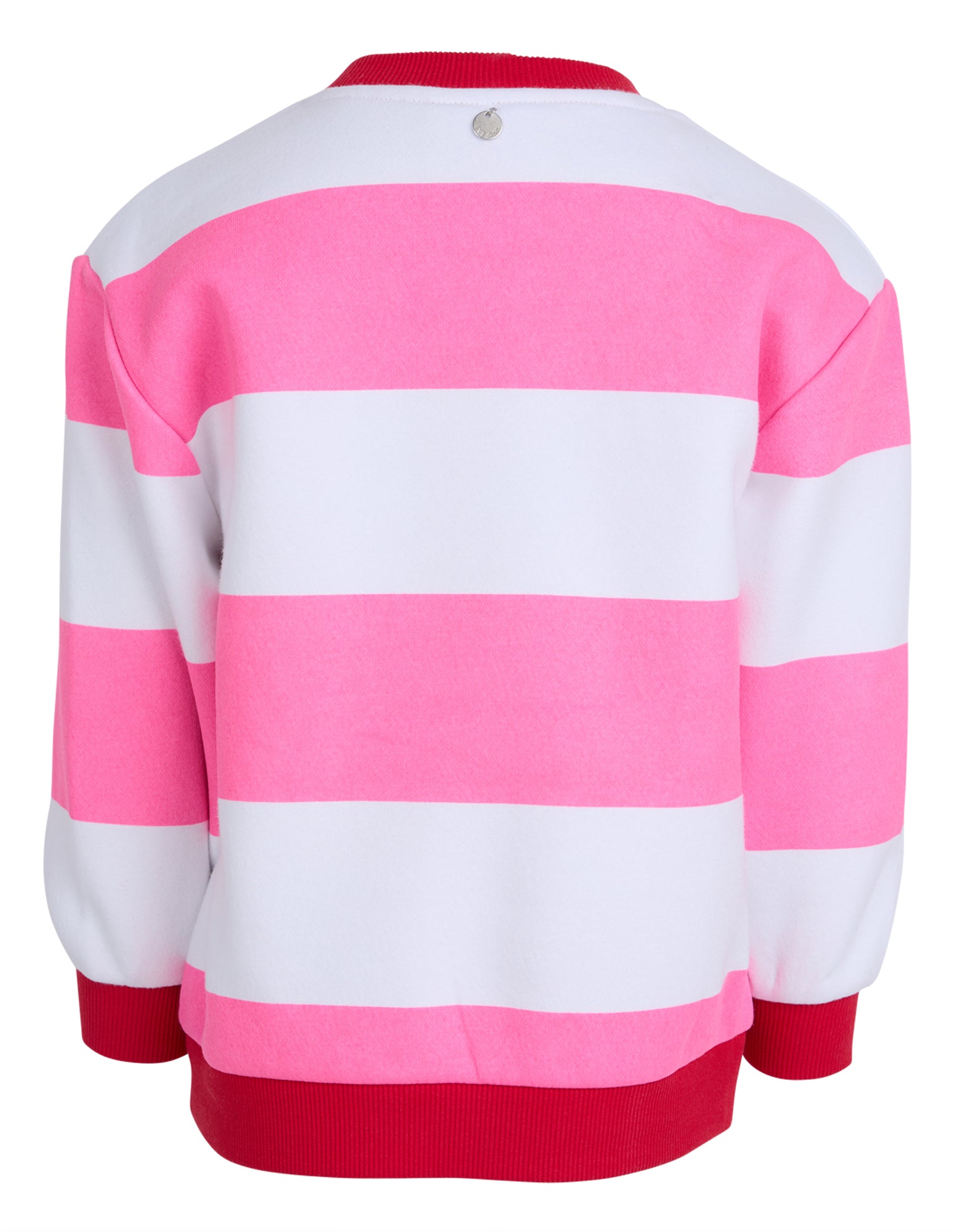 Contrast Stripe Crew - PINK