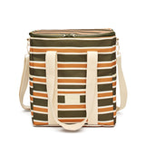 Cool Base - Khaki Rust Stripe
