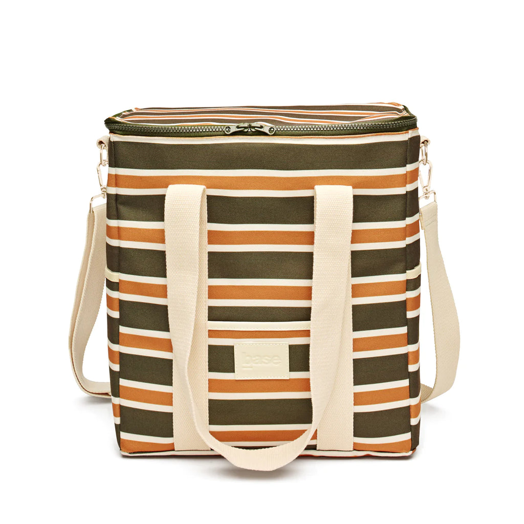 Cool Base - Khaki Rust Stripe