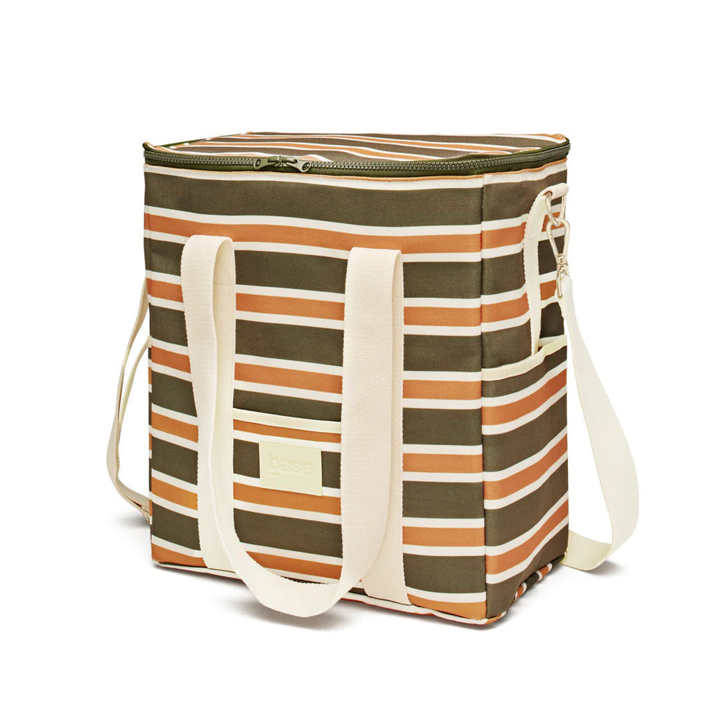 Cool Base - Khaki Rust Stripe