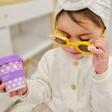 Flower Babychino Cup - Straw Included