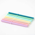 7 x Silicone Straw bundle