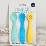 Mini Silicone Cutlery Set - 'Beach Babe'