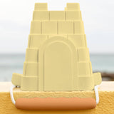 Clovelly Castle Bucket - Yellow with orange handle