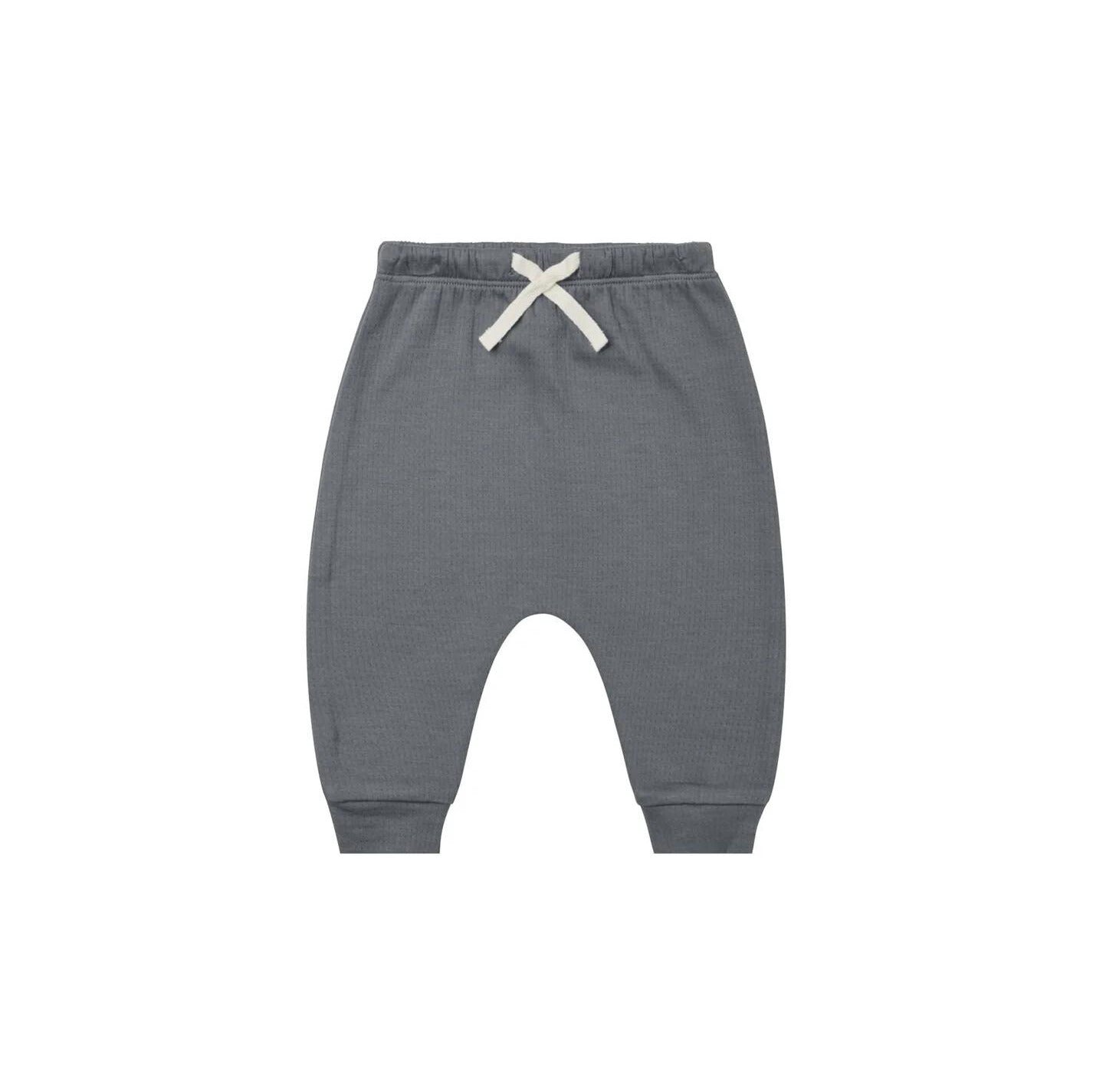 Pointelle Sweatpant | Navy