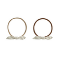 Quincy Mae Little Knot Headband | Basil Stripe