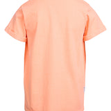 Eve Girl Washed Tee  - NEON PEACH