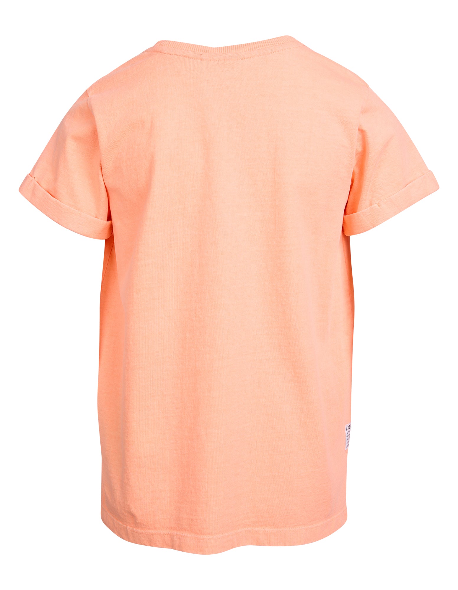 Eve Girl Washed Tee  - NEON PEACH