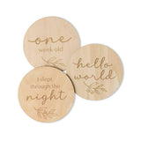 Gumleaf Wooden Milestone Cards