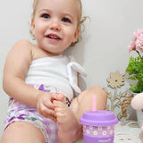 Flower Babychino Cup - Straw Included