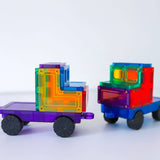Learn & Grow Magnetic Tiles - Car Pack (28 Piece)