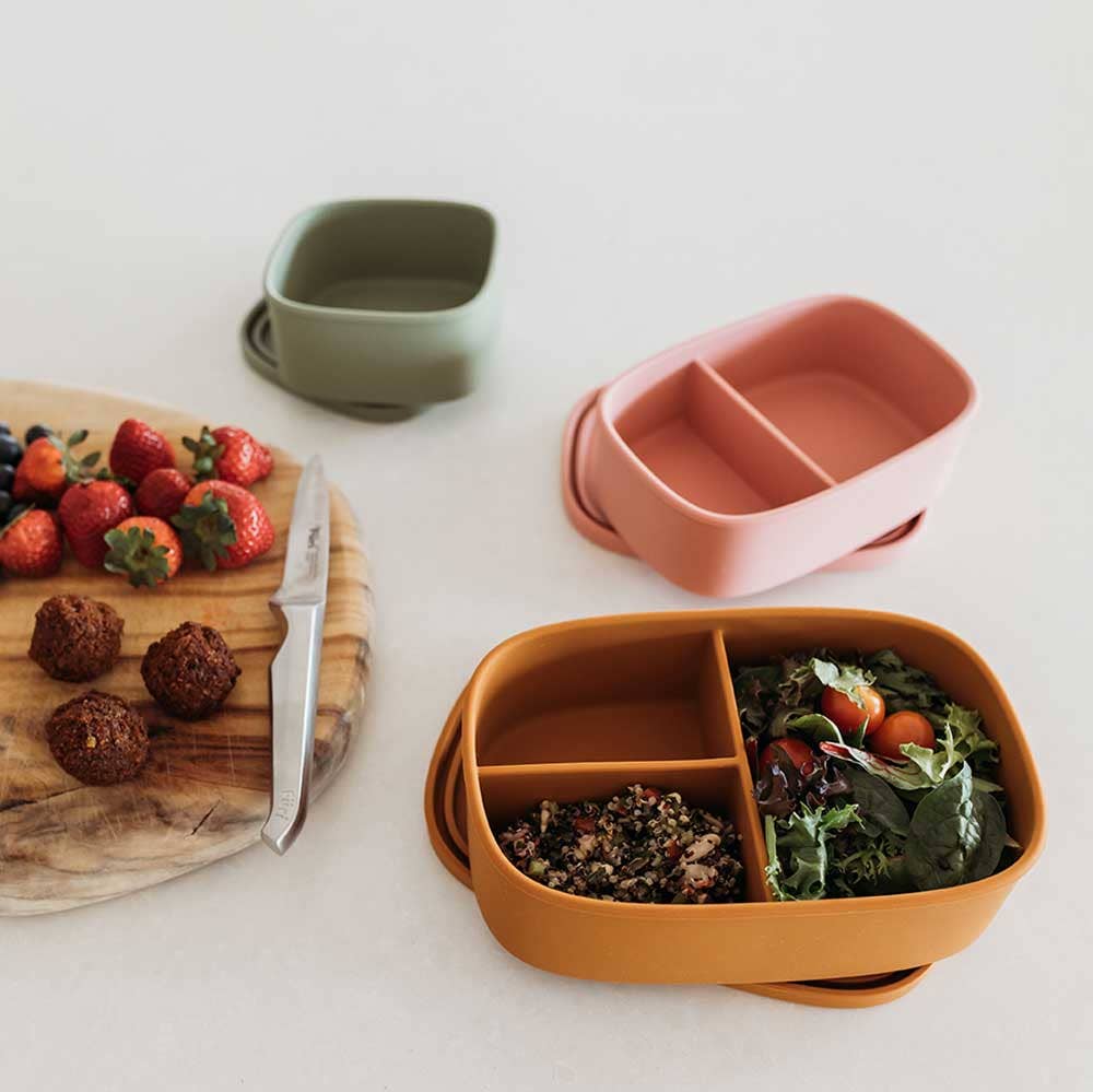 Silicone Large Lunch Box Rose