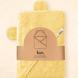Kiin Hooded Towel - Buttercup