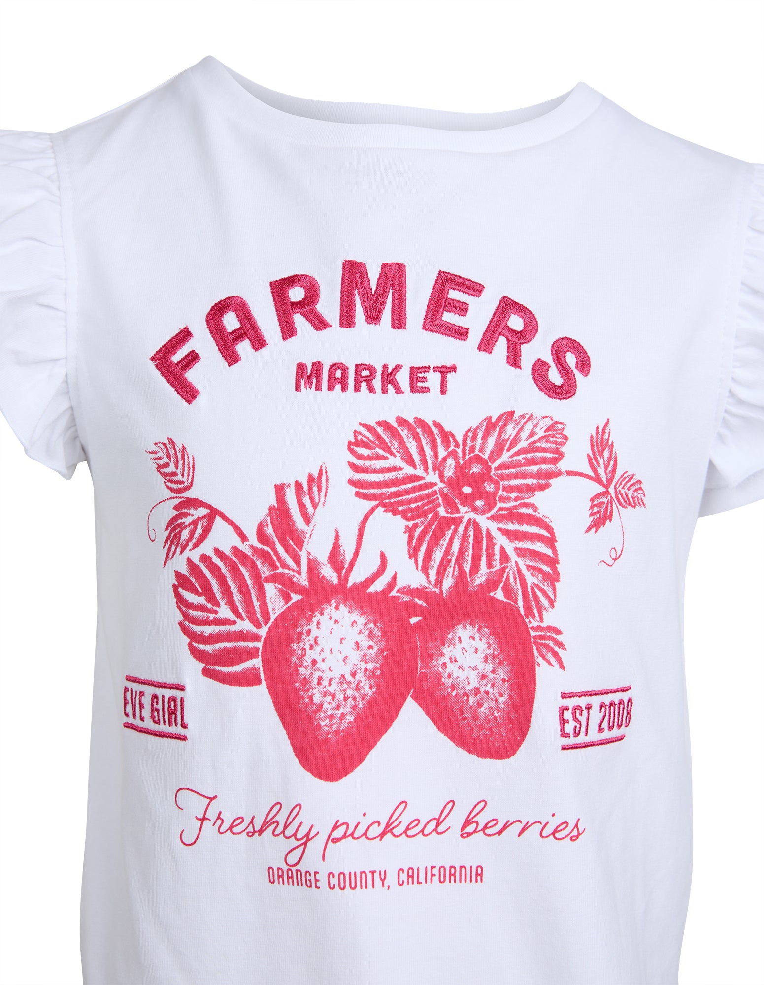 Farmers Market Tee  - WHITE
