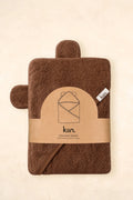Kiin Hooded Towel - Chocolate