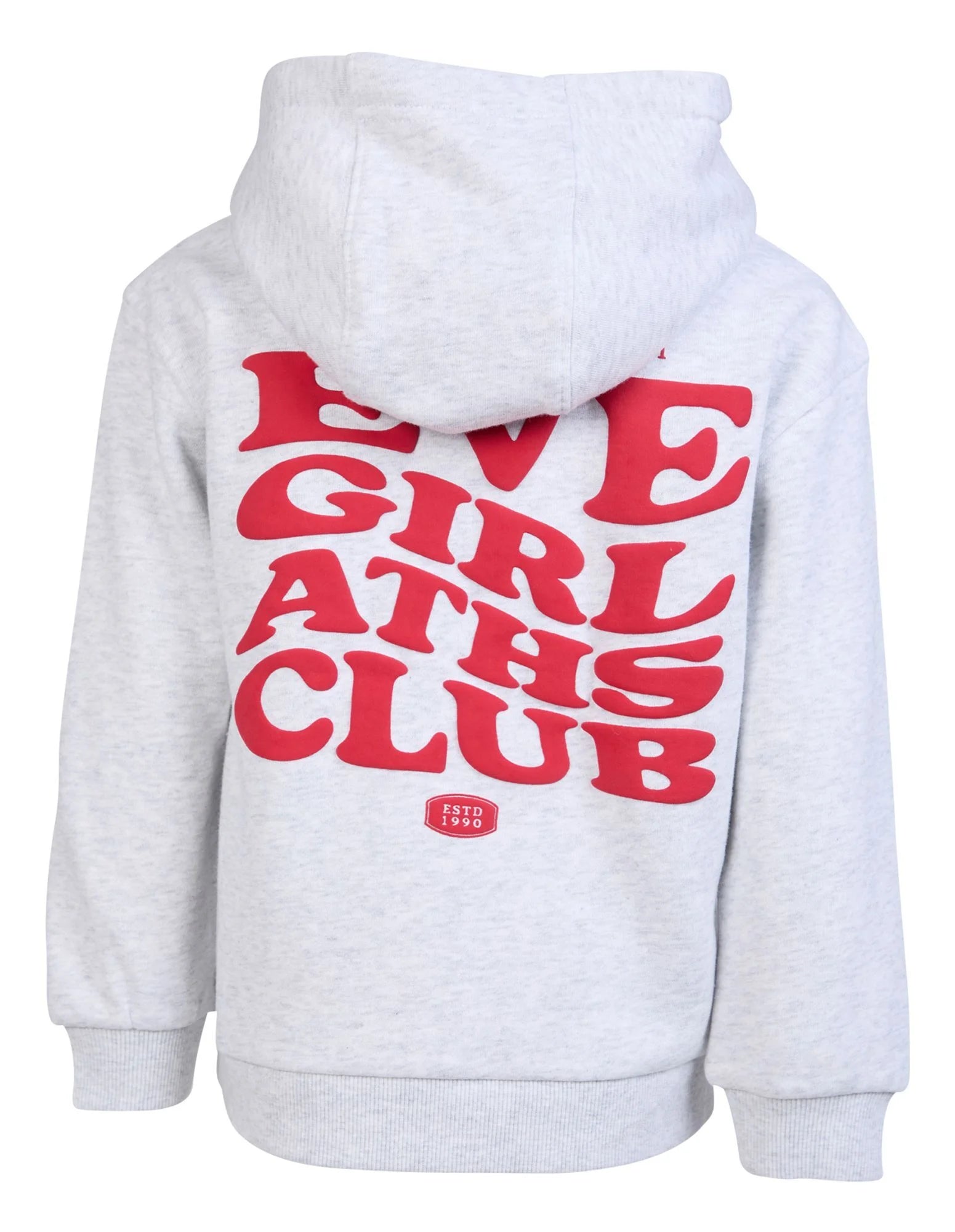 Eve Girl Aths Hoodie - Grey Marle