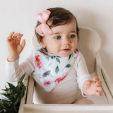 Snuggle Hunny Peony Bloom - Dribble Bib