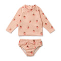 Strawberry Kisses Cutwork Swimset