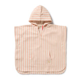 Strawberry Wave Organic Hooded Poncho