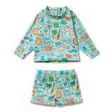 Sun Surf and Sea Rashie Swim Set