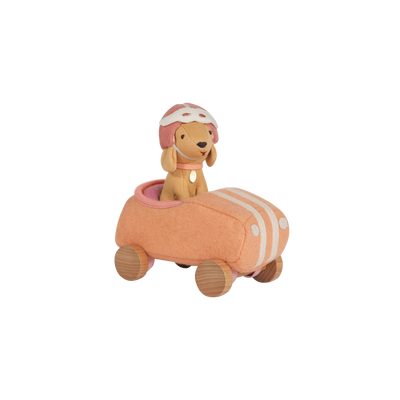 Olli Ella Holdie Dog-go Racer Girl - Pink