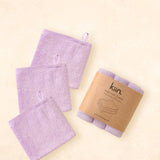 Kiin Wash Cloths 3 Pack - Lilac