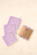 Kiin Wash Cloths 3 Pack - Lilac