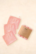 Kiin Wash Cloths 3 Pack - Peony