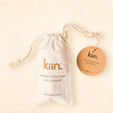 Kiin Wooden Baby Brush + Comb Set
