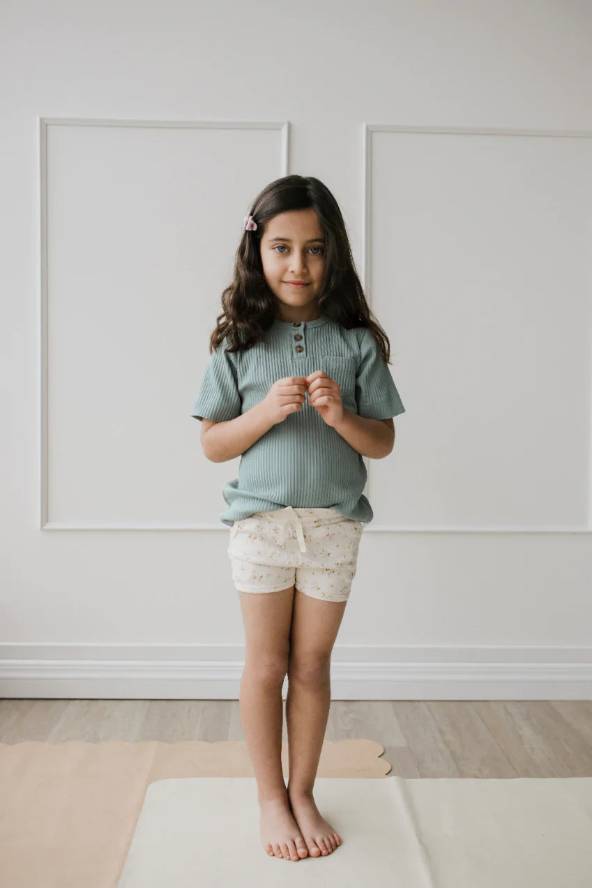 Philippe Short Sleeve Top - Sky