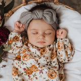 Snuggle Topknot Headband | Classic Grey