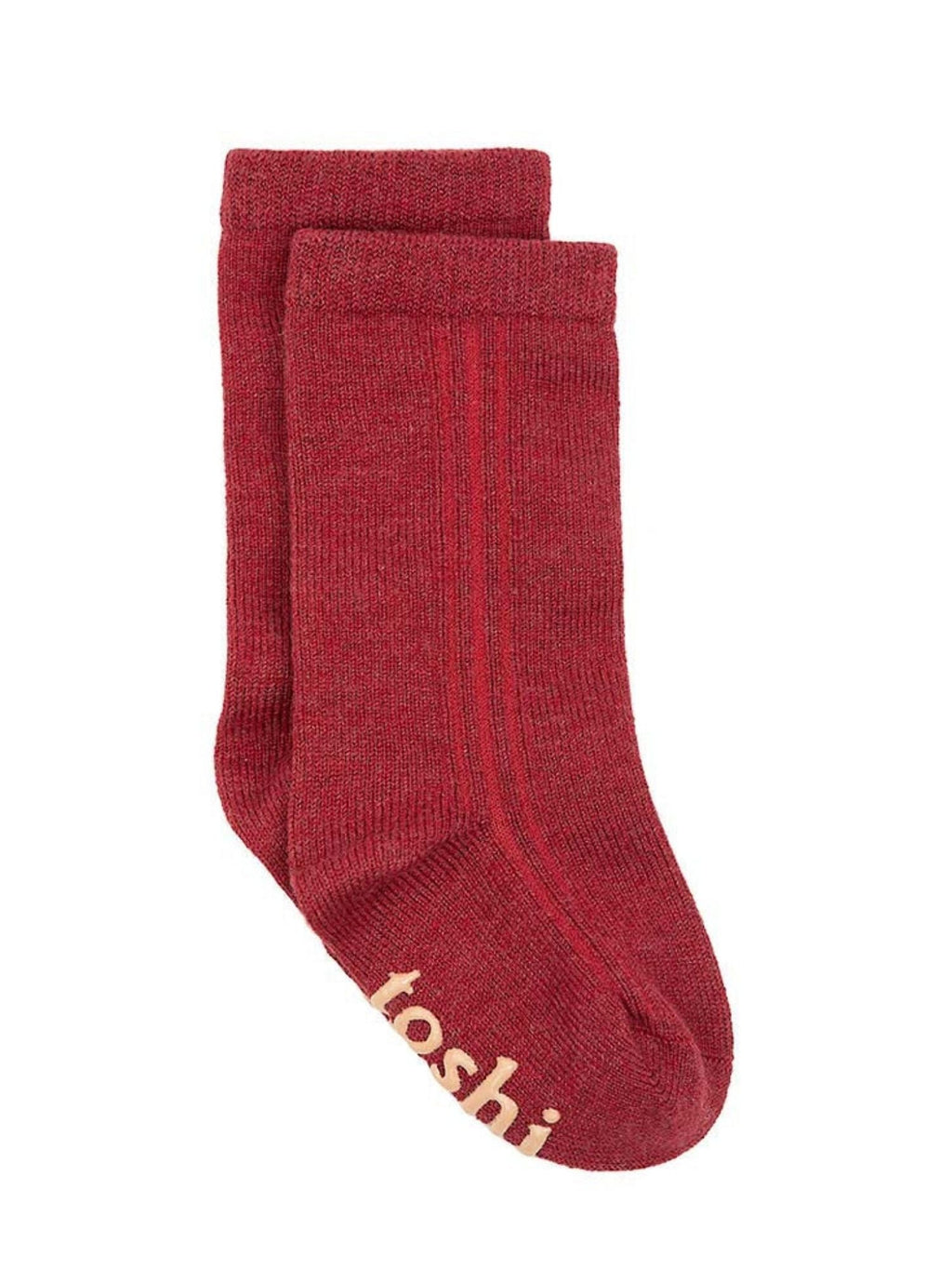 Toshi Organic Socks  Knee | Rosewood
