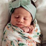 Snuggle Topknot Headband | Sage