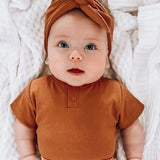 Snuggle Topknot Headband | Chestnut
