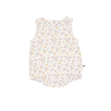 Ditzy Floral Bubble Romper - Antique White