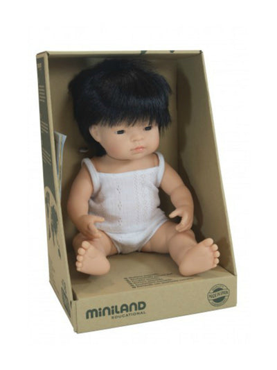 Miniland Doll Asian Boy 38cm