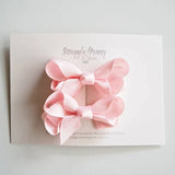 Snuggle Piggy Bow Clip | Light Pink