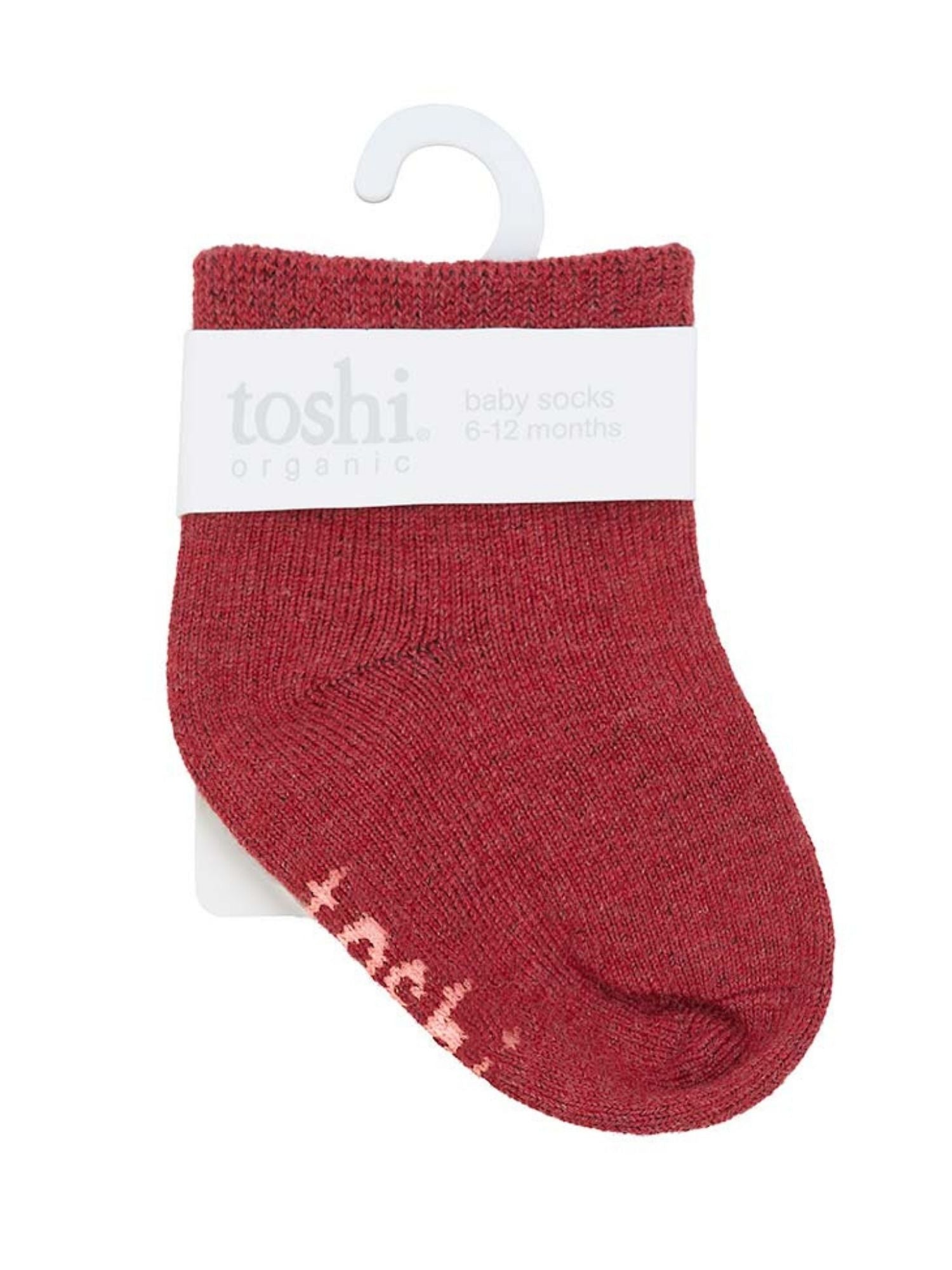 Toshi Organic Socks  Ankle | Rosewood
