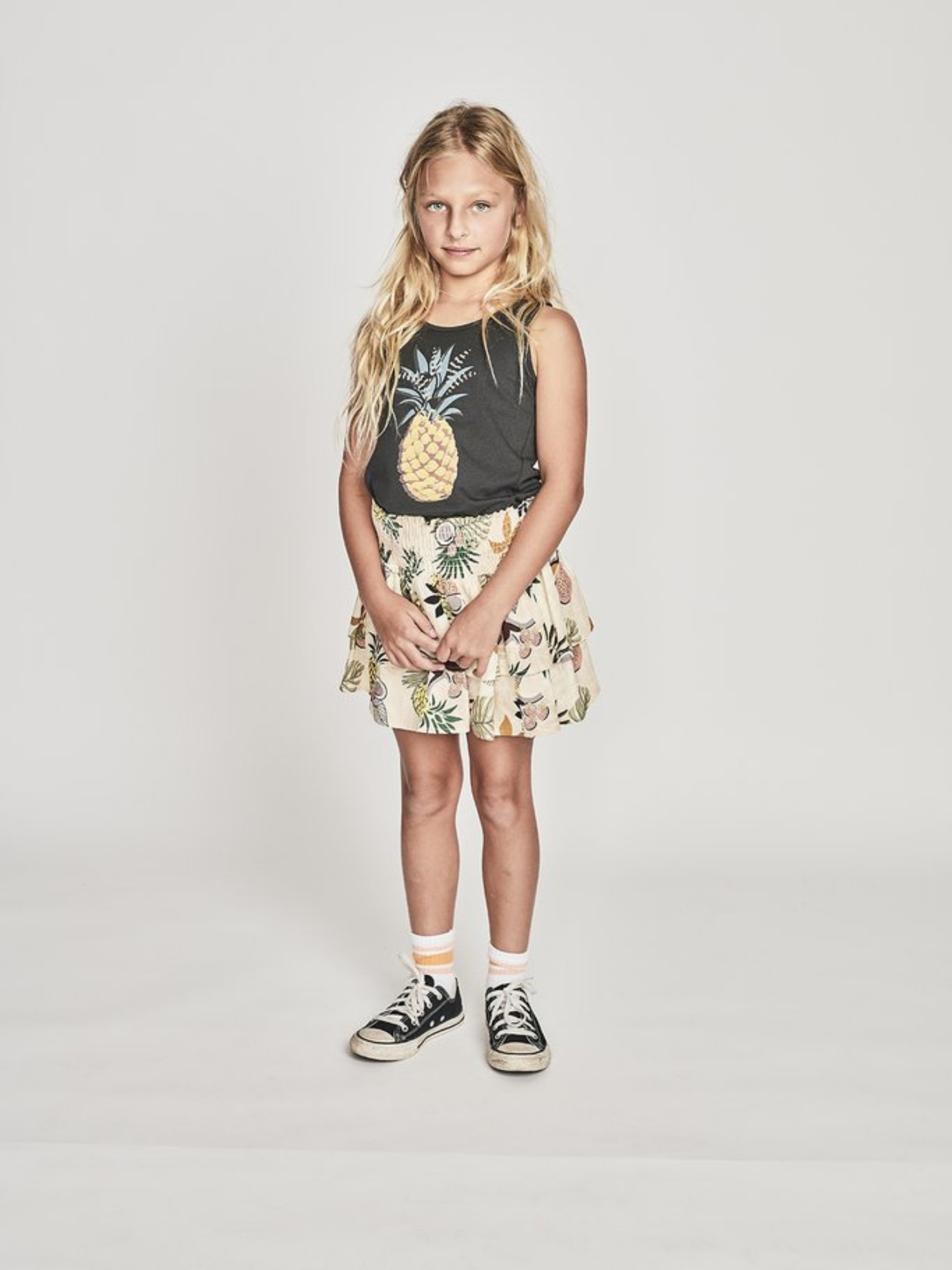 Munster Kids Pineapple Tank | Black