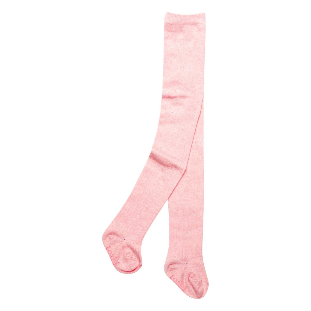 Organic Tights Footed Pearl