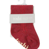 Toshi Organic Socks  Knee | Rosewood