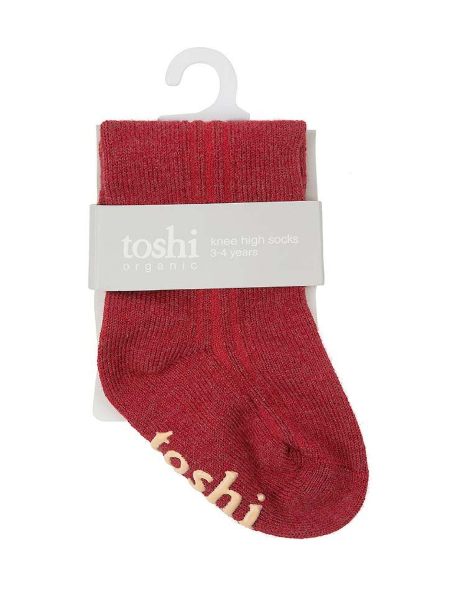 Toshi Organic Socks  Knee | Rosewood