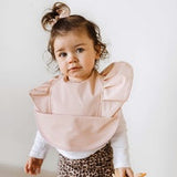 Nude Frill Snuggle Bib