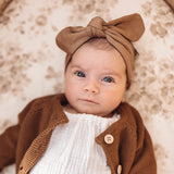 Snuggle Topknot Headband | Caramel