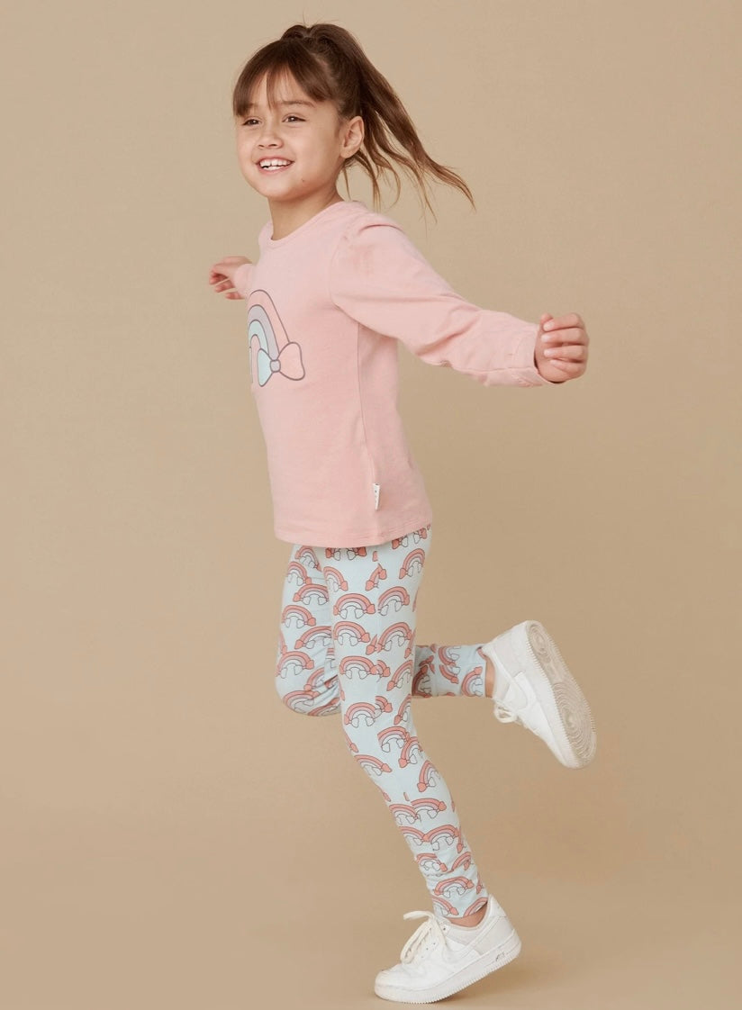 Rainbow Legging - Sky