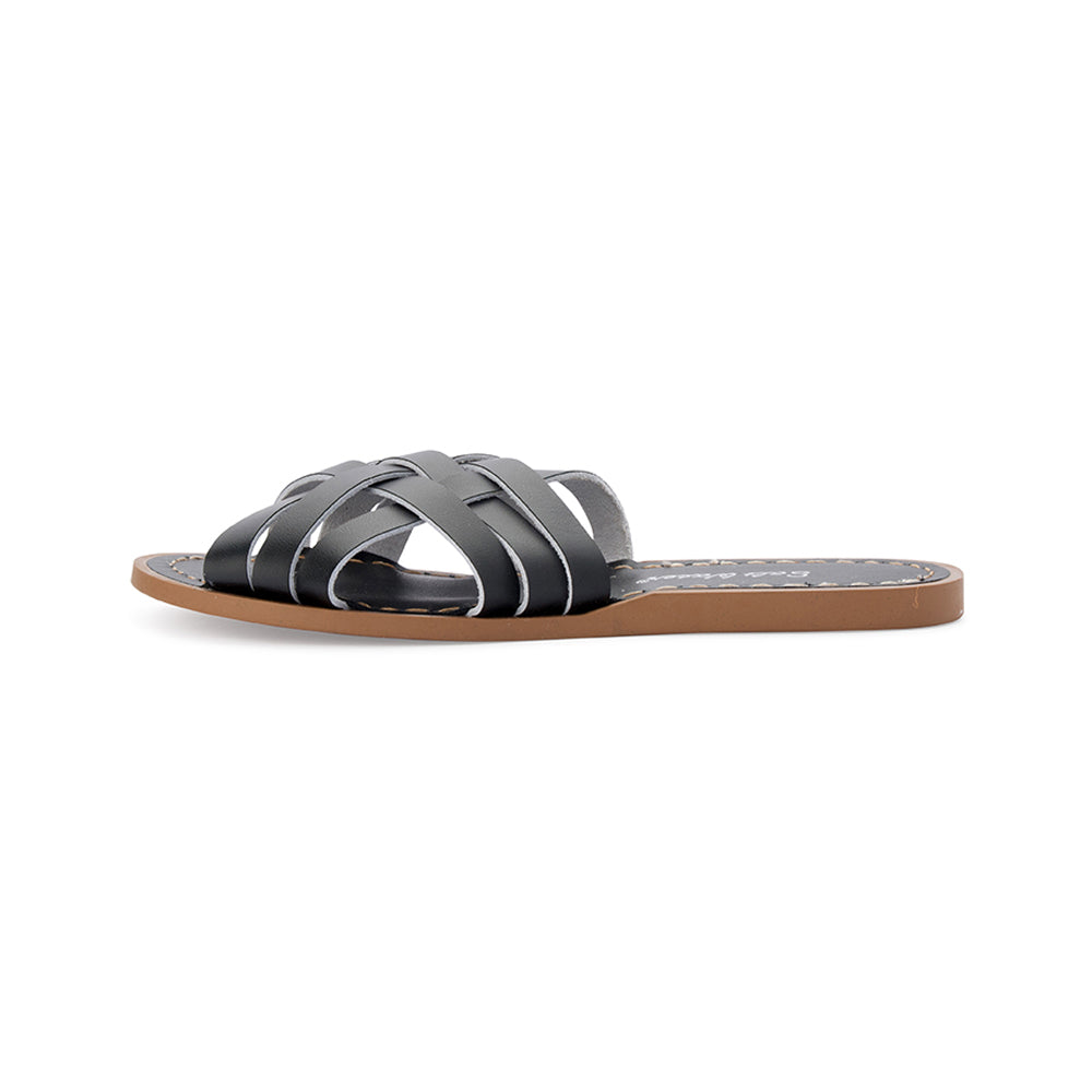 Salt Water Retro Slides | Black