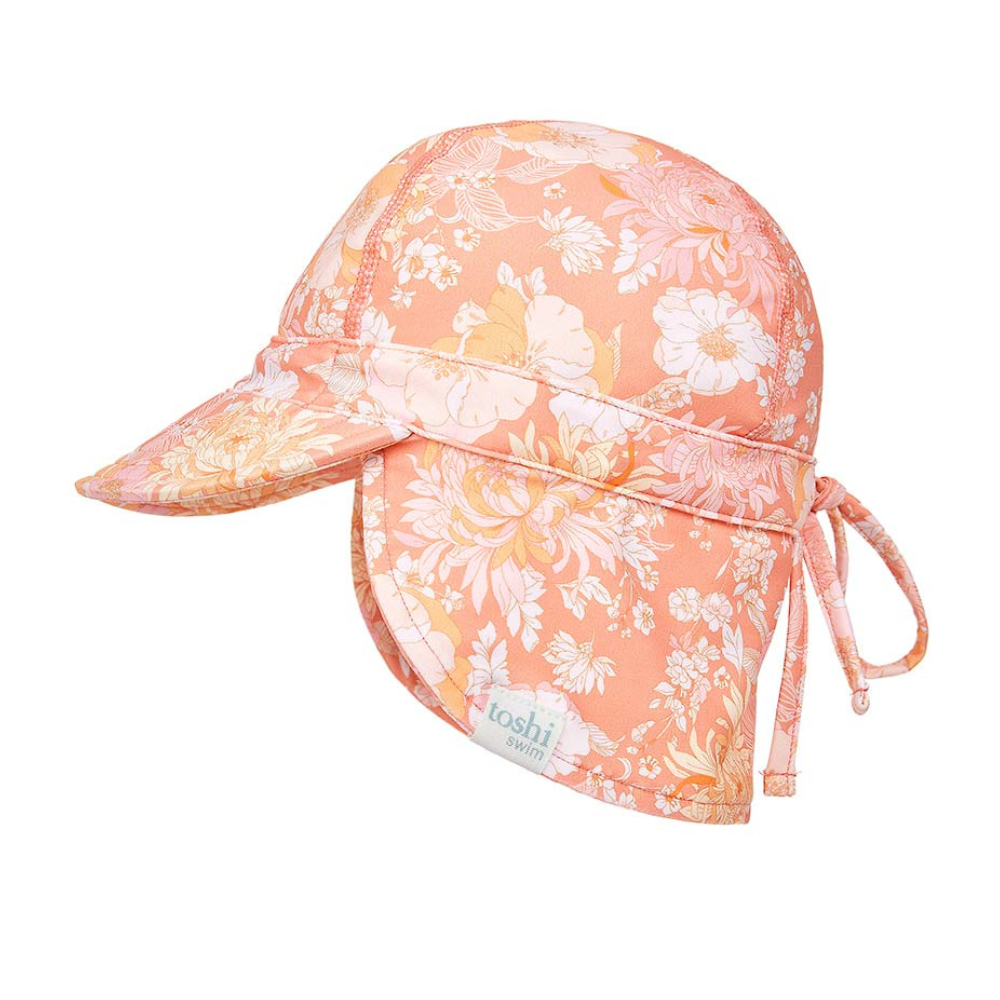 Swim Flap Cap Tea Rose