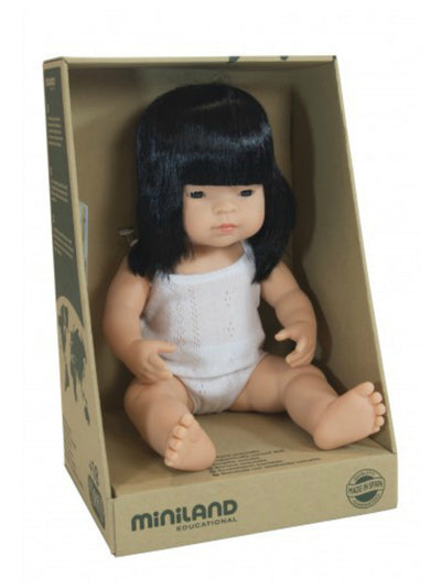 Miniland Doll Asian Girl 38cm